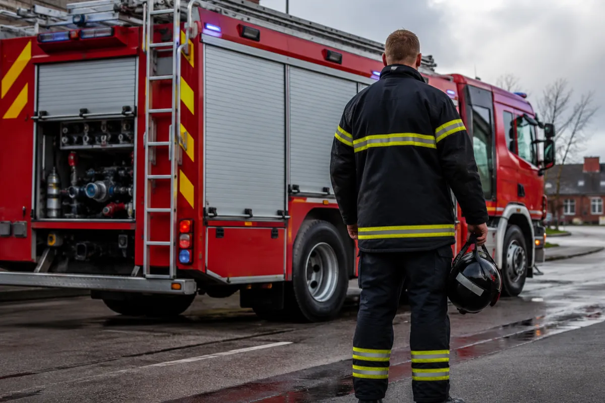 Brand i beboelsesbygning på Vesterbrogade – én person kommet til skade